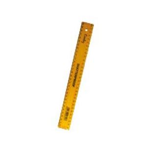 TREELINE 30CM SHATTERPROOF RULER CLEAR