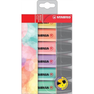 STABILO BOSS PASTEL HIGHLIGHTER WAL/6