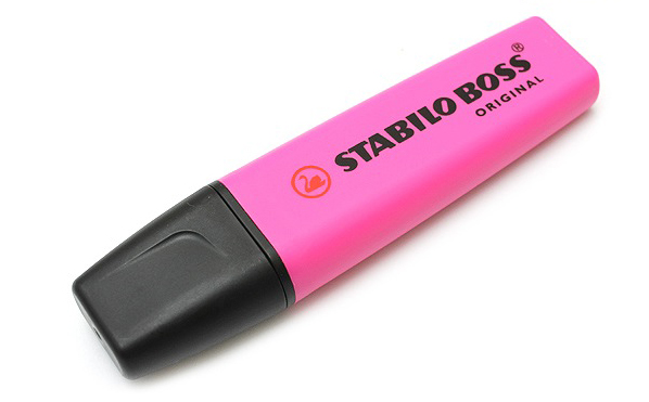 STABILO BOSS HIGHLIGHTER PINK