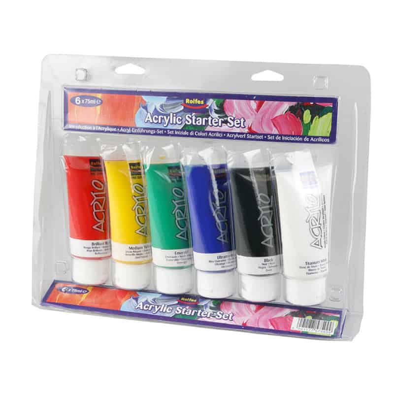 ROLFES ACRYLIC PAINT SET OF 6