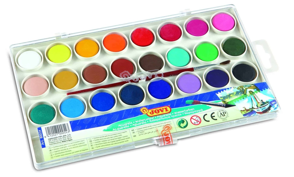 JOVI WATERCOLOUR PAINT 24S
