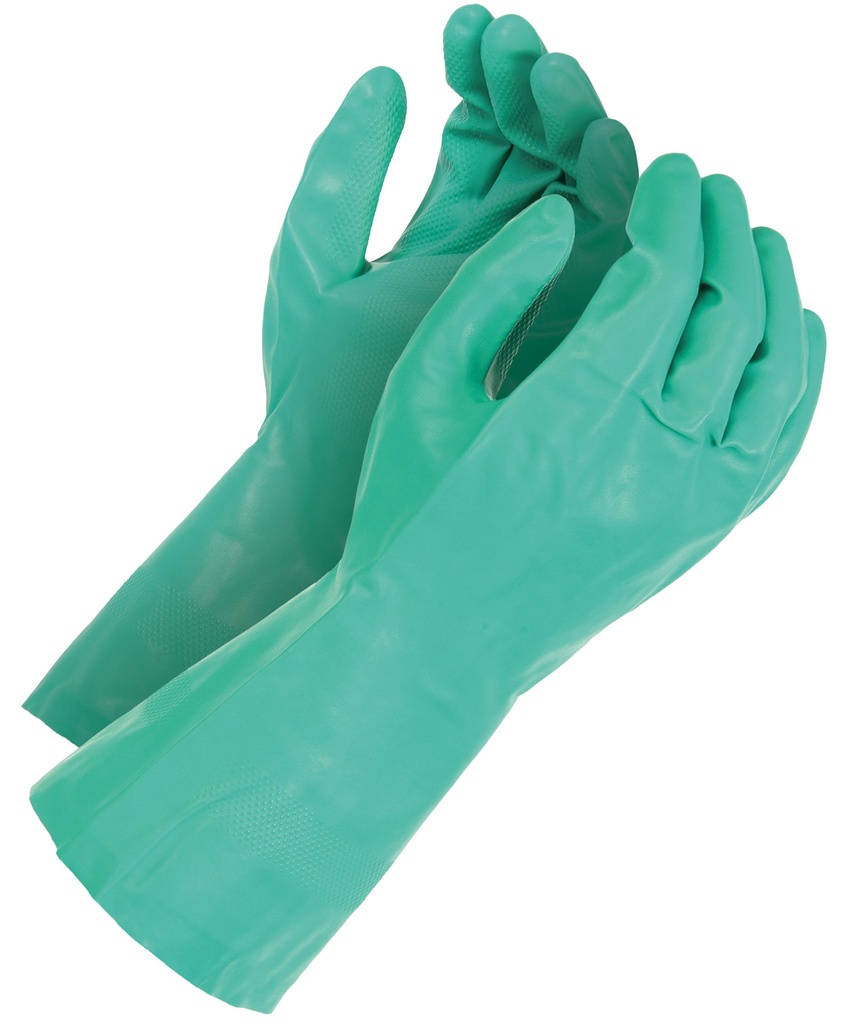 GLOVE RUBBER NITRITLE GREEN (GLRU047L)