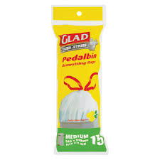 Pedal Bin Drawstring Bags Medium 15's