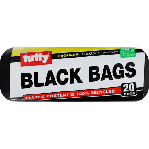 Refuse Bags Clear Tuffy 20s