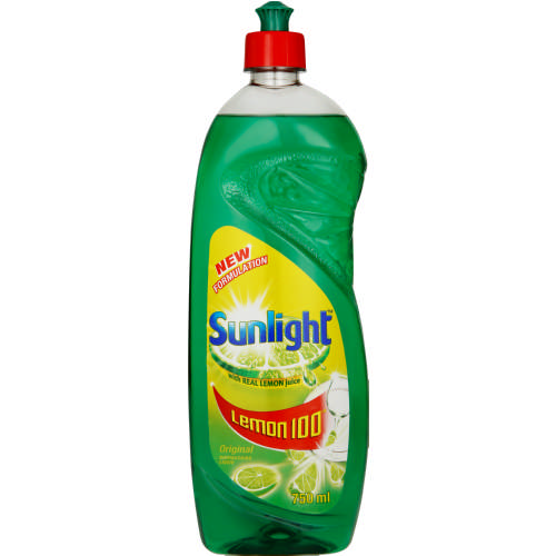 Dishwashing Liquid Sunlight 750ml 5 Pack