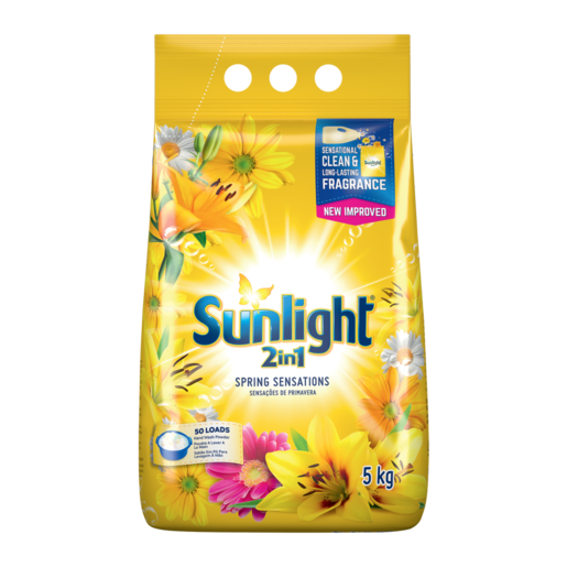 [SUNLIGHTWASH5KG] Washing Powder Sunlight 2 in 1 5kg
