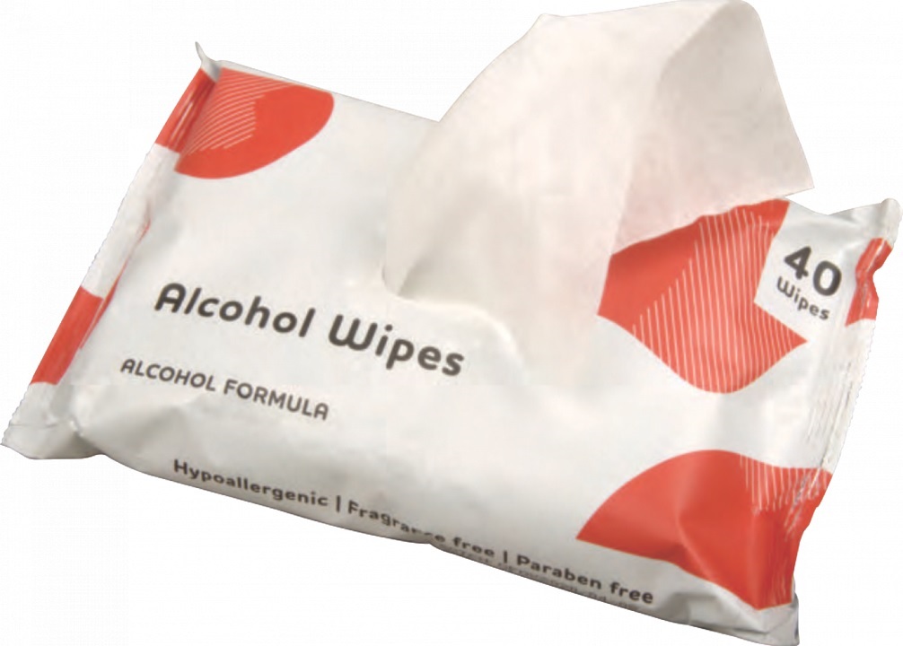 [WIPELINTFREE] Hygiene Alc Wipes 40's