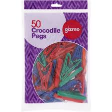 Gizmo Crocodile Pegs (50 pck)