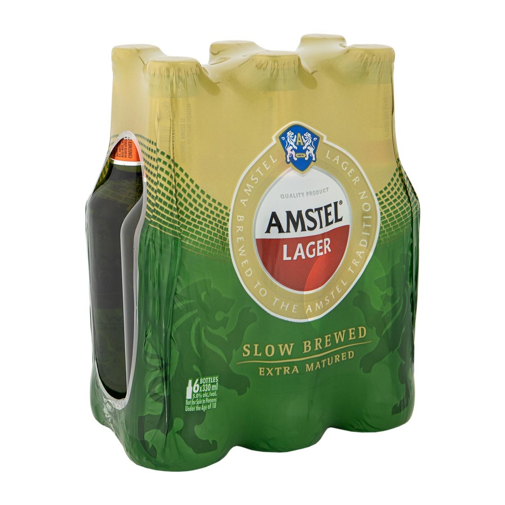 AMSTEL 330ML NRB BEER 6PACK
