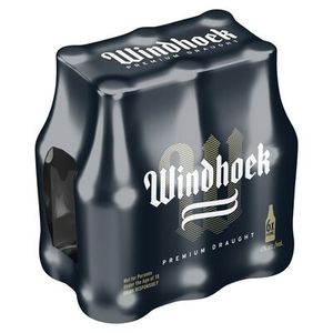 WINDHOEK DRAFT  440ML NRB BEER 6PACK