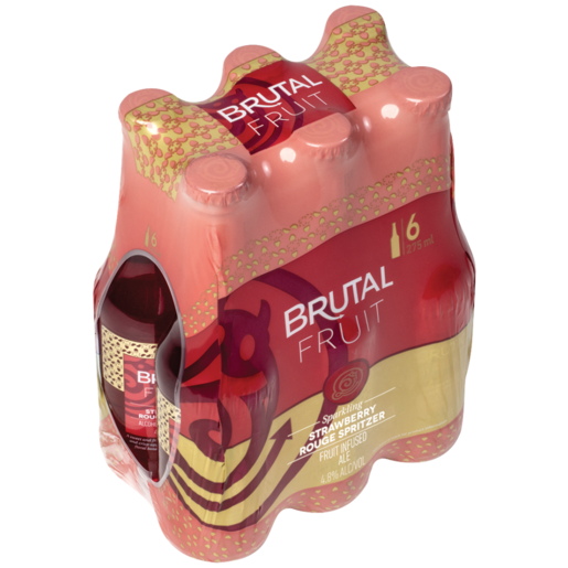 BRUTAL FRUIT STRAWBERRY 275ML NRB 6PACK