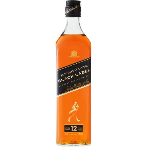JOHNNIE WALKER BLACK LABEL 750ML