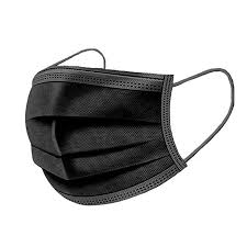 DISPOSABLE MASK 3 PLY BLACK