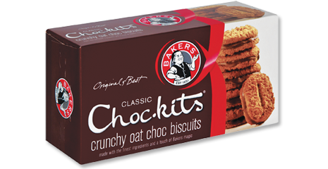 Choc Kits Chocolate Biscuits Bakers 200g
