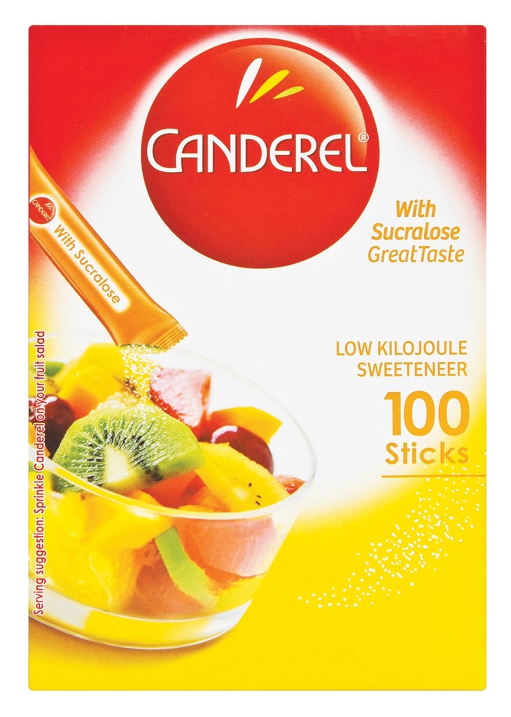 Sweetener Sachets Yellow Canderel 100s