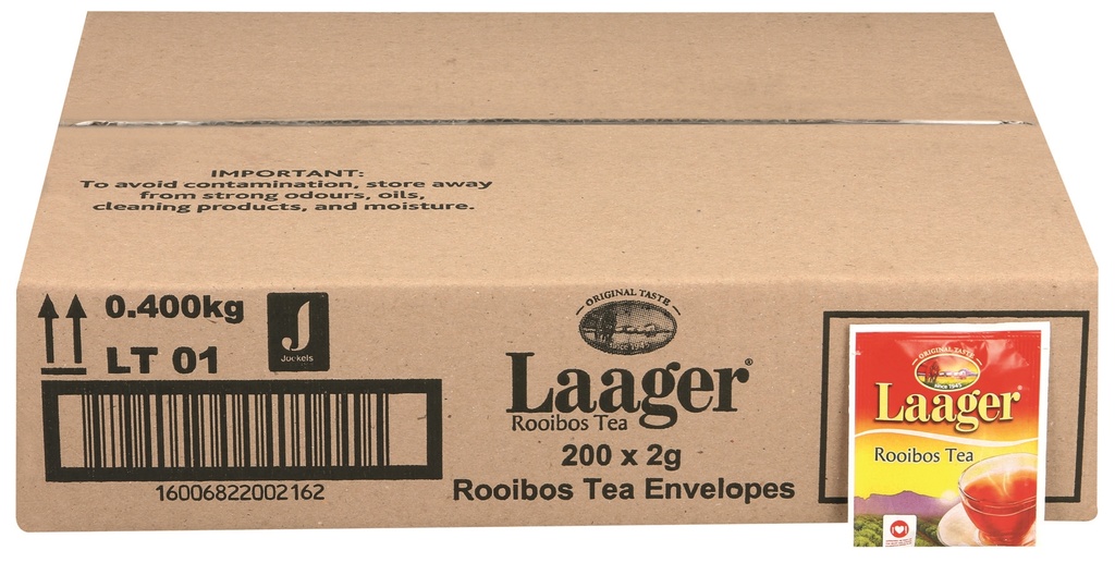 Rooibos Tea Laager Envelopes 200 x 2g