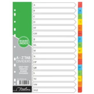 BOARD A-Z DIVIDER 20 POS