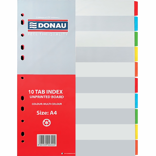 DONAU 10POS RAINBOW DIVIDERS 3205-00