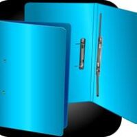 FILES 2001 ACCESSIBLE A4 FILE BLUE