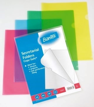 BANTEX SECRETARIAL FOLDER 2241 BLUE
