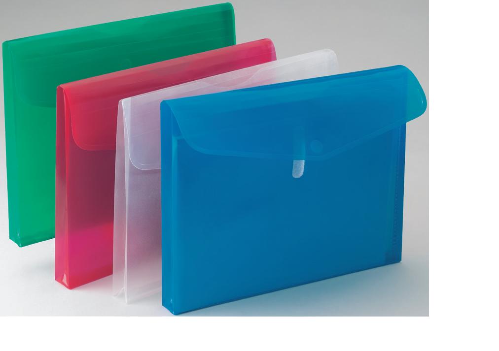 BANTEX CARRY FOLDER 3411 CLEAR