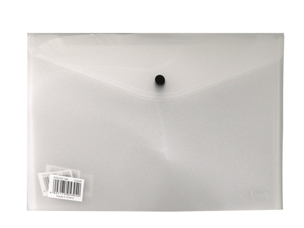 CROXLEY CLEAR DOCUMENT WALLET