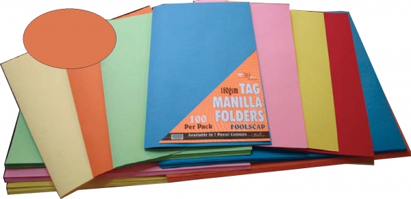 MANILLA FOLDER S/S ORANGE