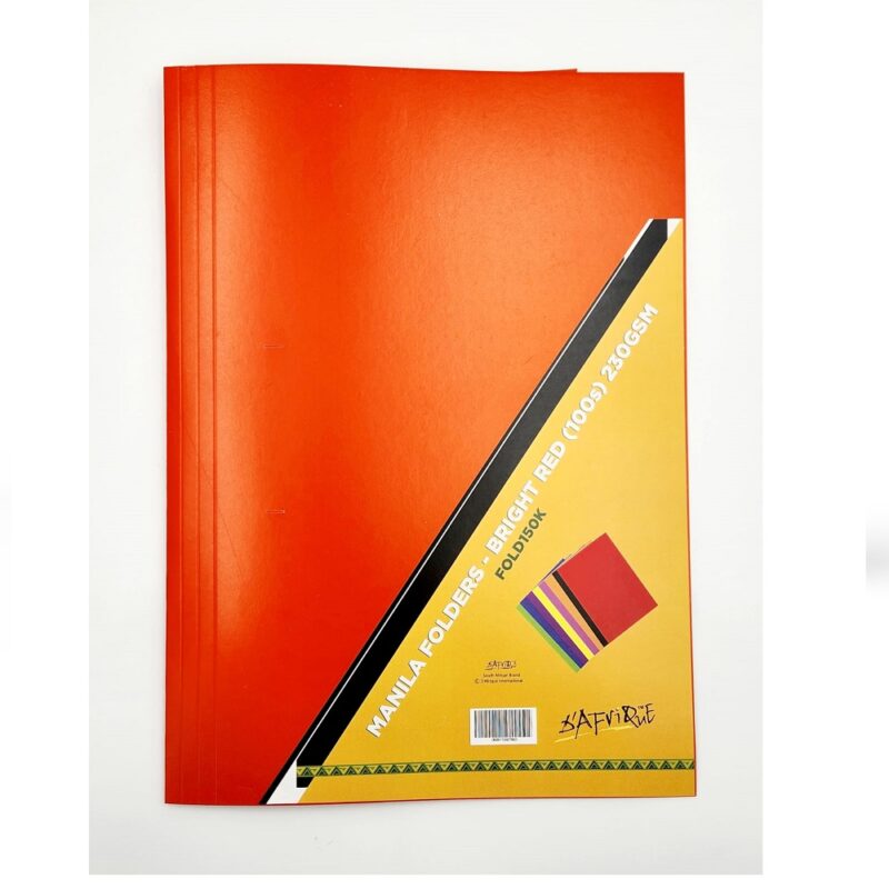 MANILLA FOLDER S/S RED