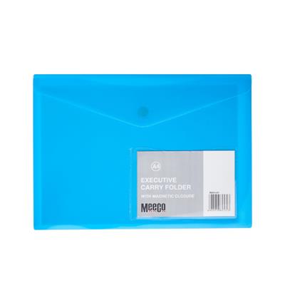 CARRY FOLDER MEECO MAGENTIC A4 BLUE
