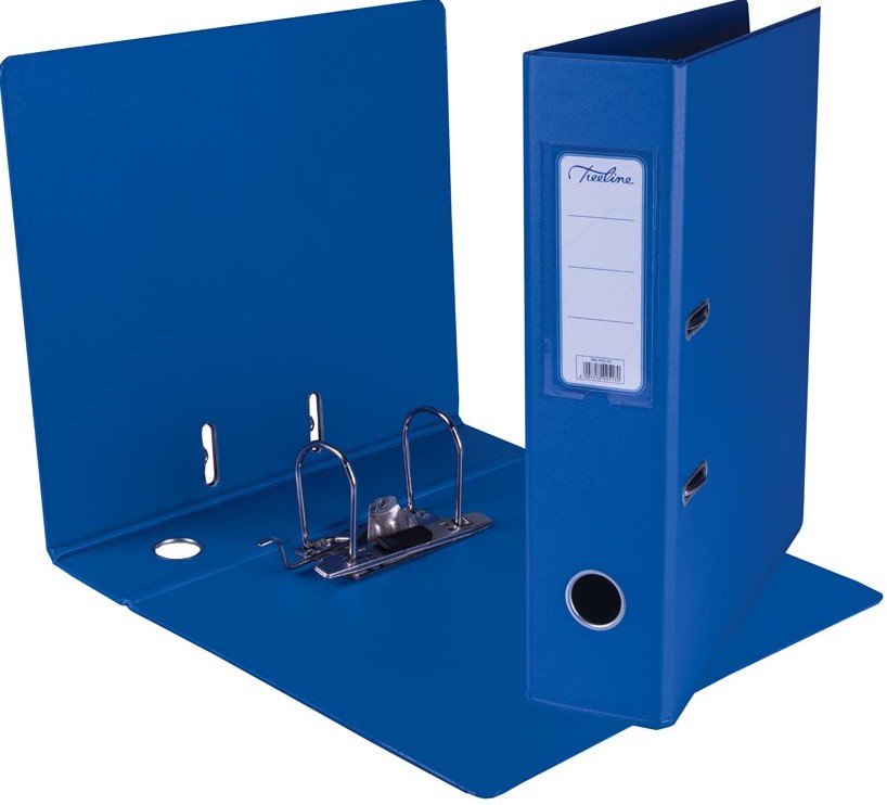 TREELINE PVC 70MM L/A FILE BLUE