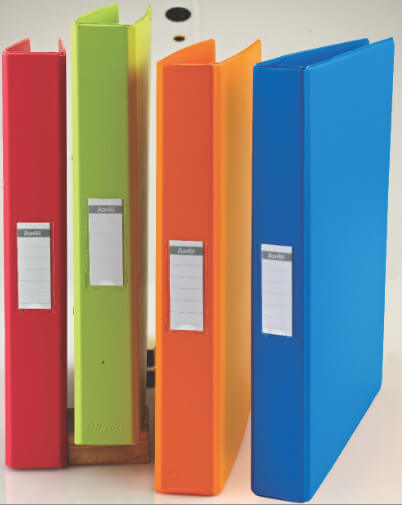 BANTEX 1300 BINDER 2 RING 25MM BLACK
