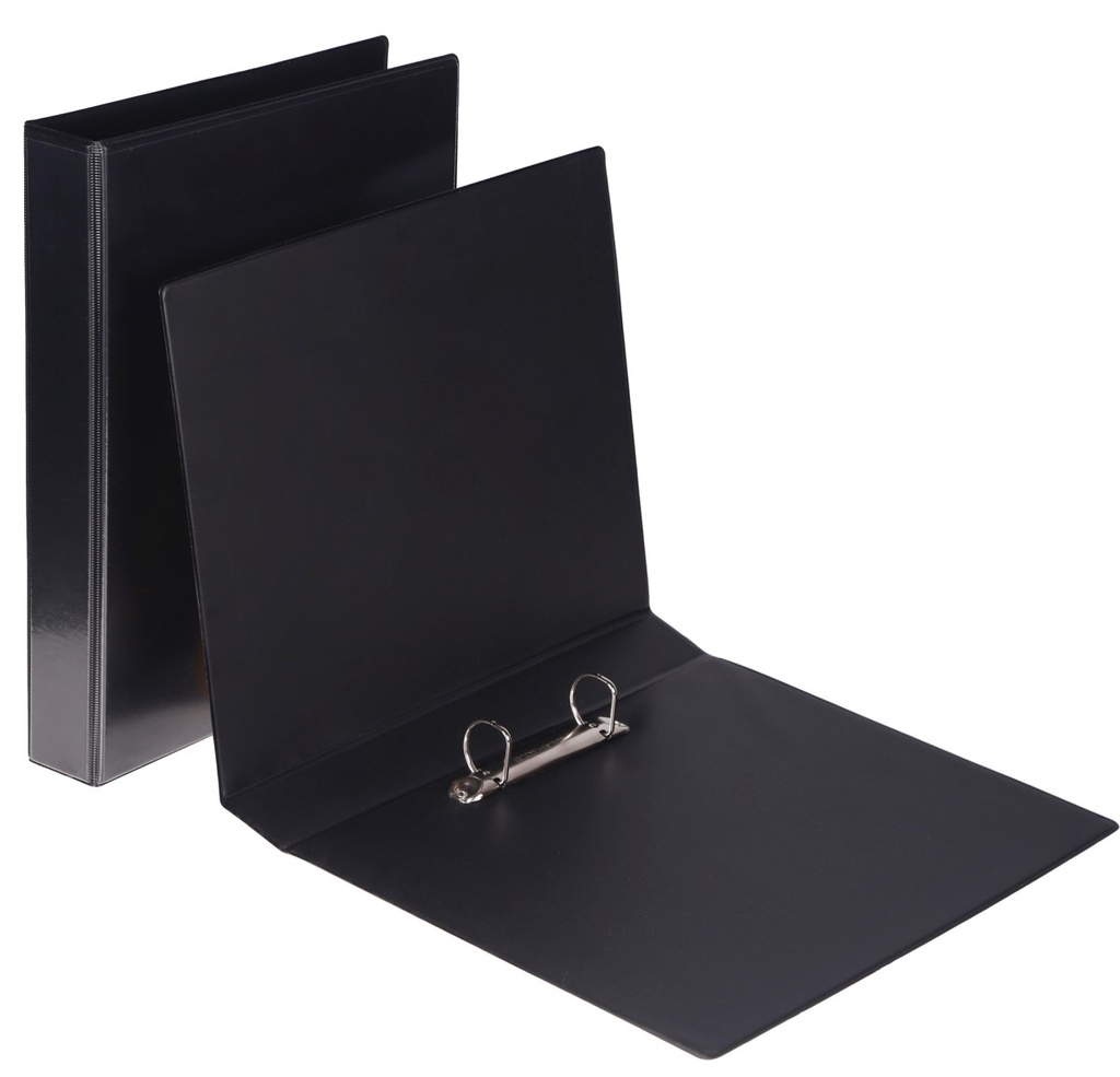 25MM PP 2 RING BINDER BLACK 