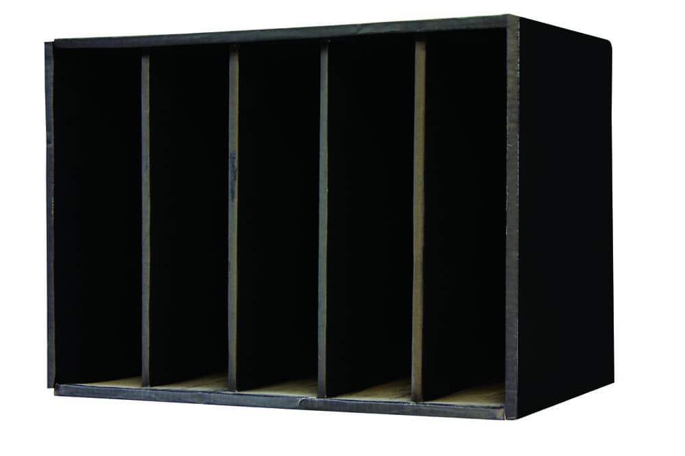 STOW AWAY BOX FILE 5 COMP BLACK