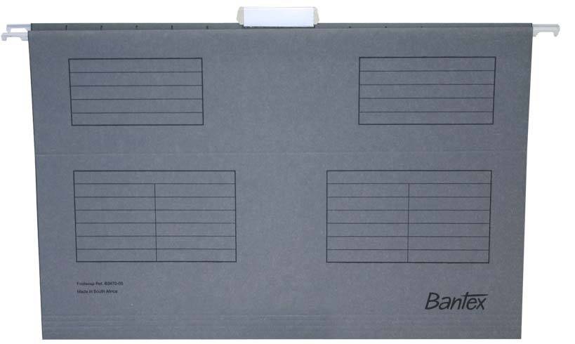 BANTEX 3470 SUSP FILE F/S GREY