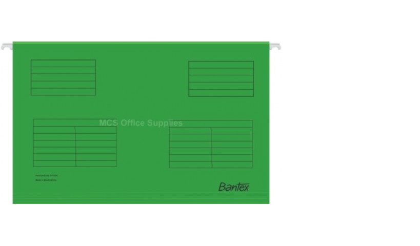 BANTEX 3470 SUSP FILE F/S DARK GREEN