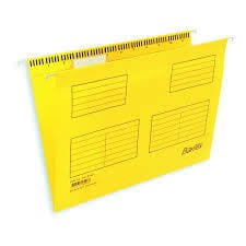 BANTEX 3470 SUSP FILE F/S YELLOW