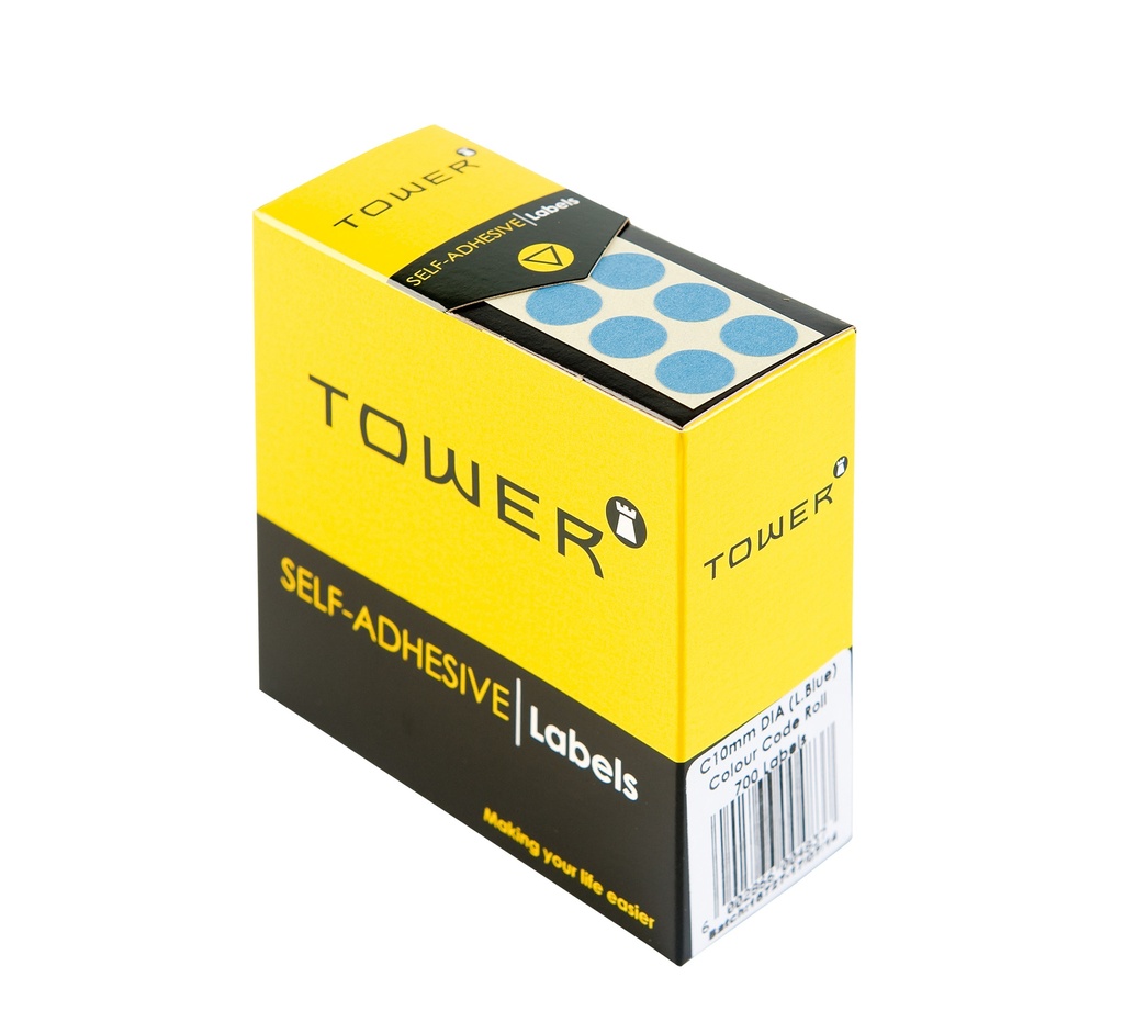 LABELS C10 LIGHT BLUE