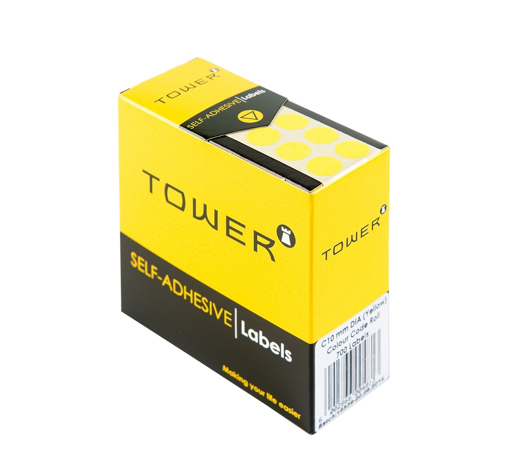 LABELS C10 YELLOW