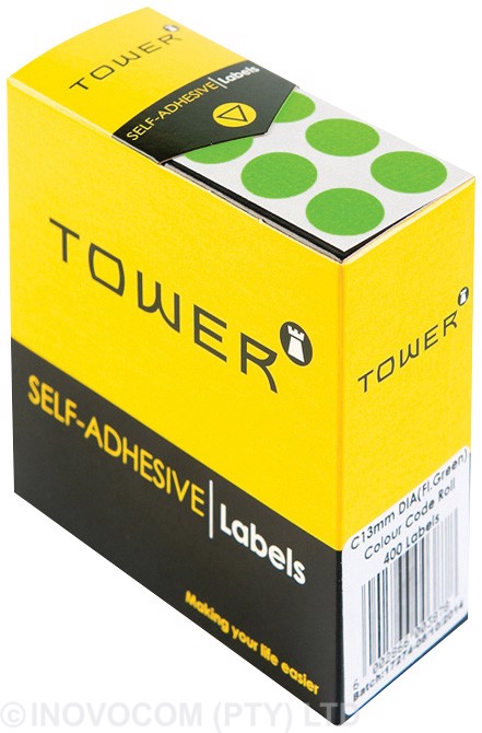 LABELS C25 GREEN