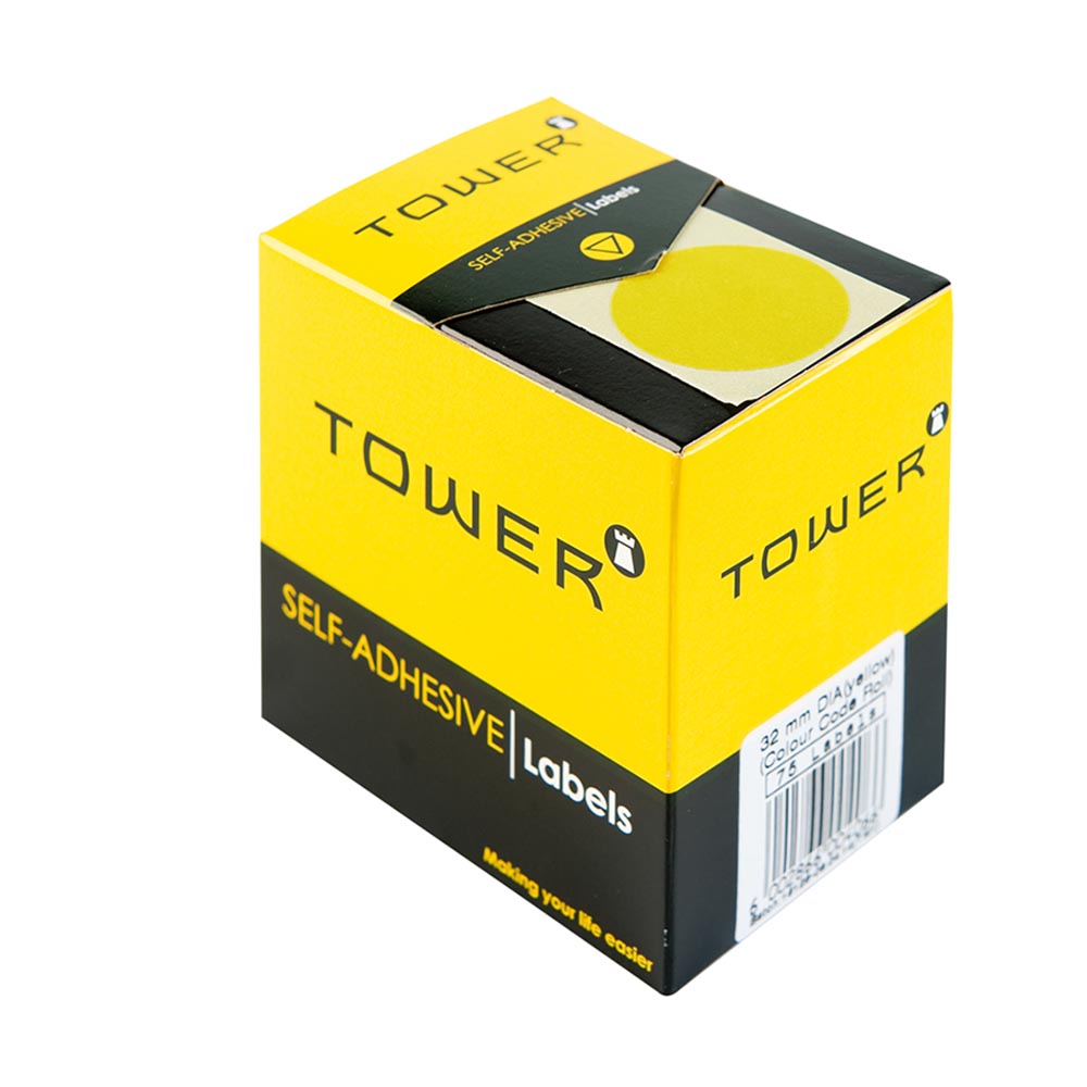 LABELS C32 YELLOW