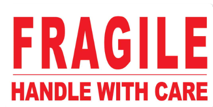 FRAGILE LABELS WHITE(100)