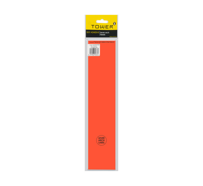 LABELS L/ARCH RED (12)
