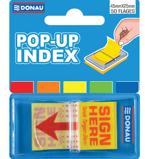 DONAU TAPE FLAGS SIGN HERE