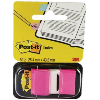 TAPE FLAGS 45X25MM NEON PINK