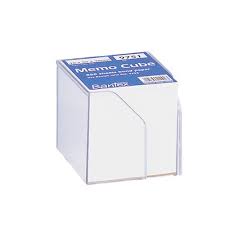 BANTEX 9751 MEMO CUBE WHITE
