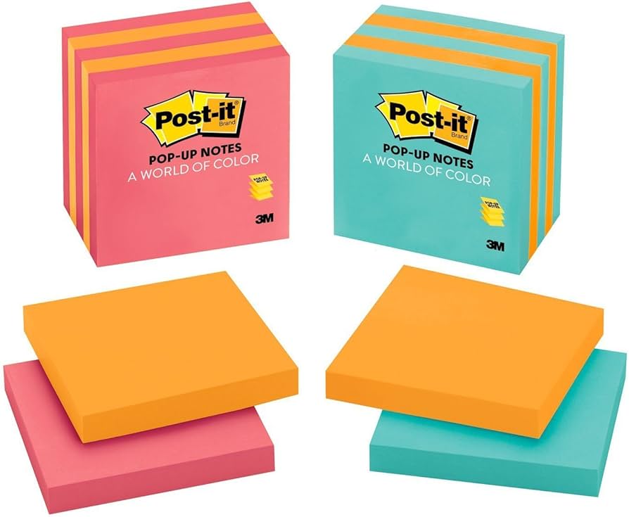 3M R3301 POST IT POP UP NOTES ULTRA COLS