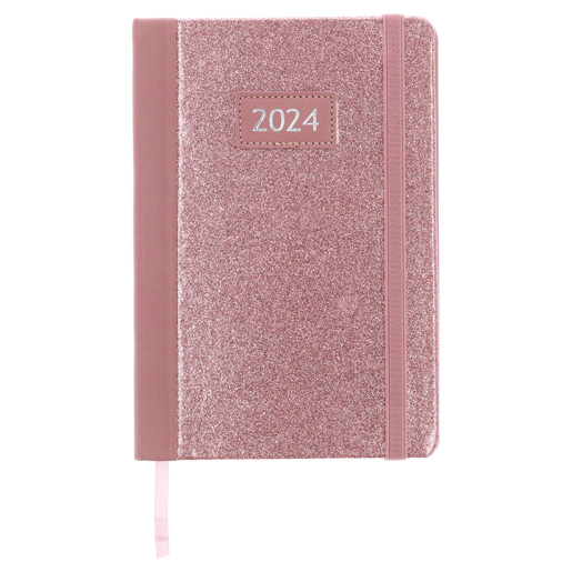 TREND GLITTER A5 DIARY PINK