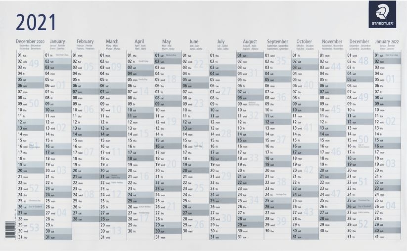 STAEDTLER WALL YEAR PLANNER