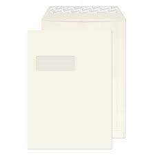 C4 324X229 WHITE WINDOW PEEL & SEAL ENVELOPE