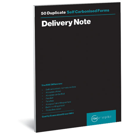 RBE NCR A5 DUP DELIVERY NOTE
